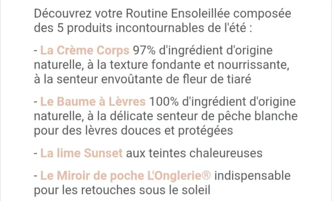 Découvrez notre trousse d'été !, Bordeaux, L'Onglerie Bordeaux Chartrons